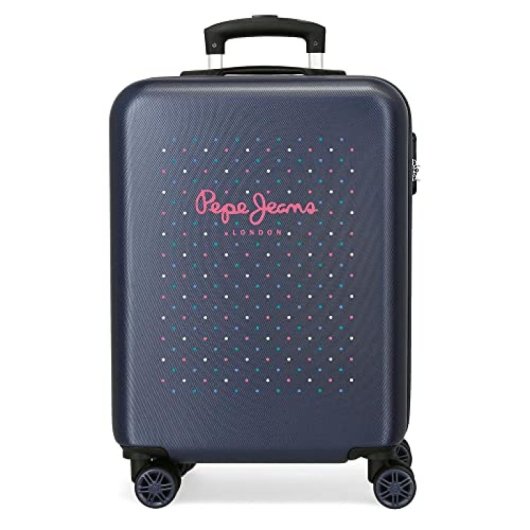 Pepe Jeans Molly, Maleta De Cabina Rígida 55cm Niñas, Multicolor, Media