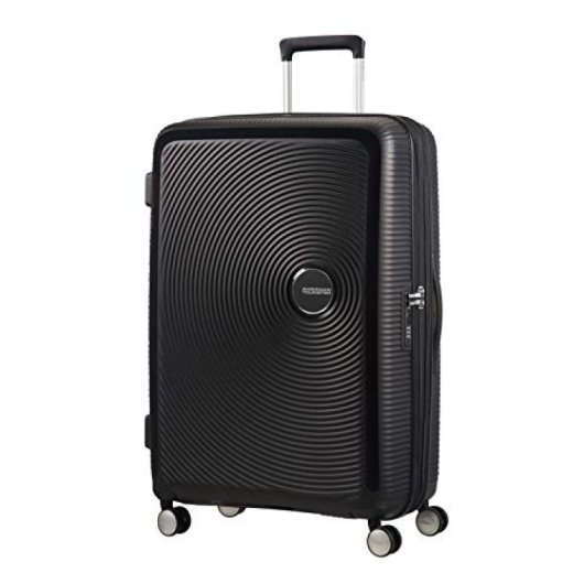 American Tourister Soundbox - Spinner L Expandible Maleta, 77 Cm, 97/110 L, Negro (bass Black)