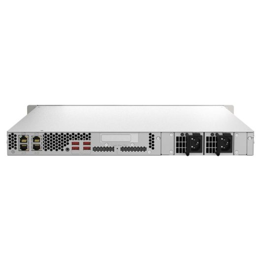 Servidor NAS rack 1U QNAP Xeon E-2334 16GB DDR4 9 baias 10GbE QuTS hero