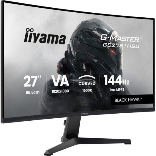 Monitor iiyama BLACK HAWK G-MASTER GC2781HSU-B1 27" Full HD 144Hz VA Curvo 1ms FreeSync