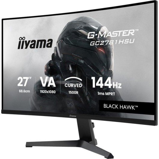 Monitor iiyama BLACK HAWK G-MASTER GC2781HSU-B1 27" Full HD 144Hz VA Curvo 1ms FreeSync