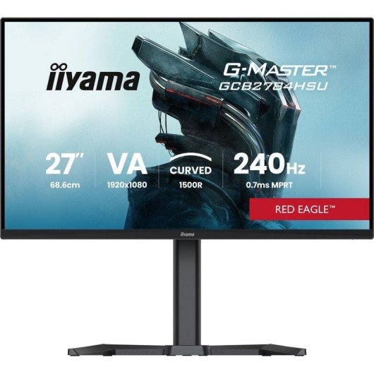 Monitor iiyama G-MASTER GCB2784HSU-B1 27" FullHD 240Hz VA Curvo FreeSync HDR10 0.7ms