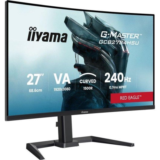 Monitor iiyama G-MASTER GCB2784HSU-B1 27" FullHD 240Hz VA Curvo FreeSync HDR10 0.7ms