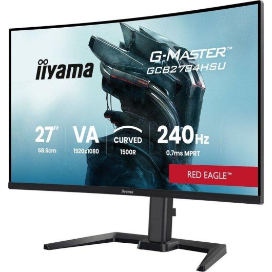 Monitor iiyama G-MASTER GCB2784HSU-B1 27" FullHD 240Hz VA Curvo FreeSync HDR10 0.7ms