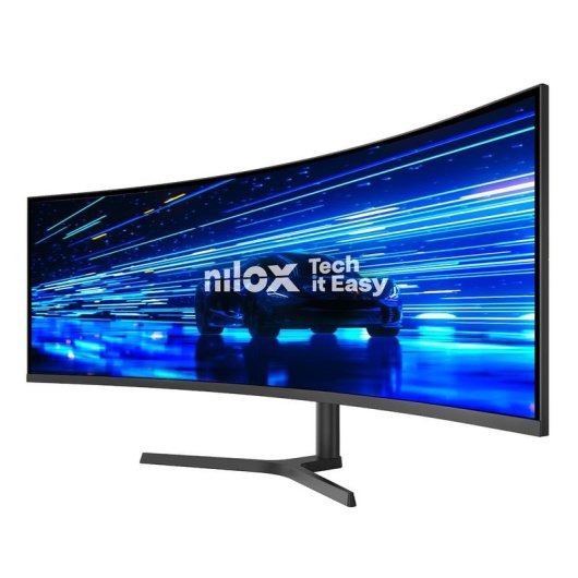 Monitor Nilox NXM49CRVDC2 49" Dual QHD 165Hz VA Curvo Altavoces Ajuste altura