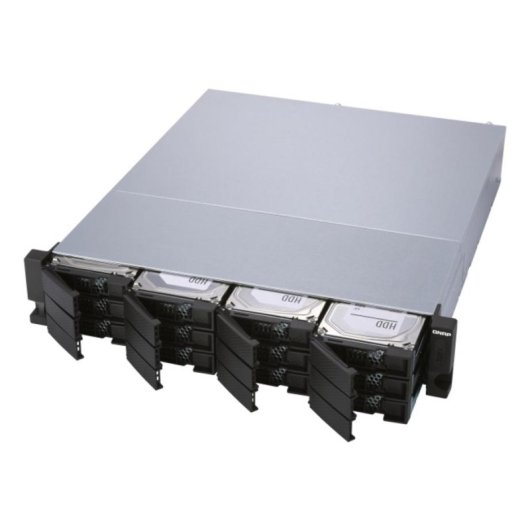 Caja PC QNAP TL-R1200S-RP Rack 2U Metallo Nero Grigio Hot-swap SATA
