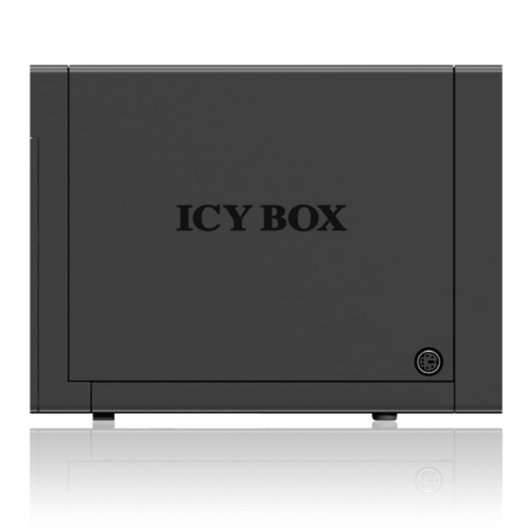 Caja PC ICY BOX IB-RD3640SU3 3.5 Aluminium Schwarz RAID Hot-swap USB eSATA