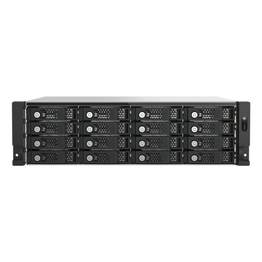 Caja PC QNAP TL-R1600PES-RP Rack 2U Aço Preto Cinza PCIe SATA 16 baias