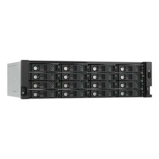 Caja PC QNAP TL-R1600PES-RP Rack 2U Aço Preto Cinza PCIe SATA 16 baias