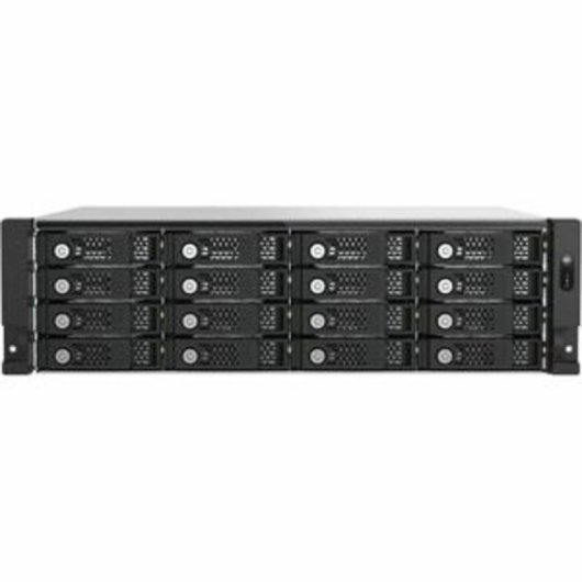 Caja PC QNAP TL-R1600PES-RP Rack 2U Aço Preto Cinza PCIe SATA 16 baias