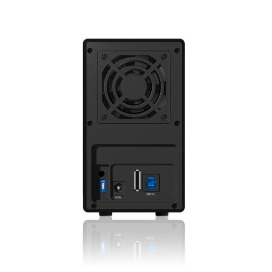 Caja PC ICY BOX IB-RD3620SU3 Desktop Alumínio Preto com Ventoinha USB eSATA