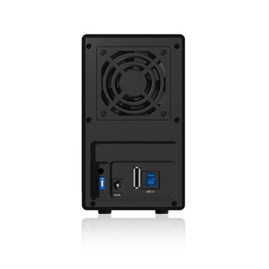 Caja PC ICY BOX IB-RD3620SU3 Desktop Alumínio Preto com Ventoinha USB eSATA