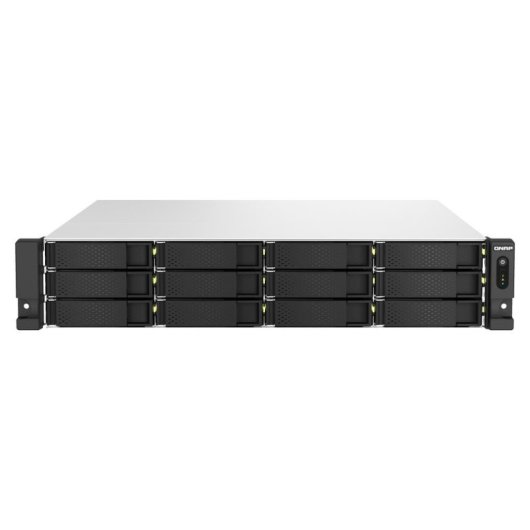 Servidor NAS rack QNAP 2U Xeon E-2334 16GB DDR4 18 bahías 10GbE QuTS hero
