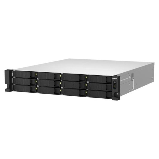 Servidor NAS rack QNAP 2U Xeon E-2334 16GB DDR4 18 bahías 10GbE QuTS hero