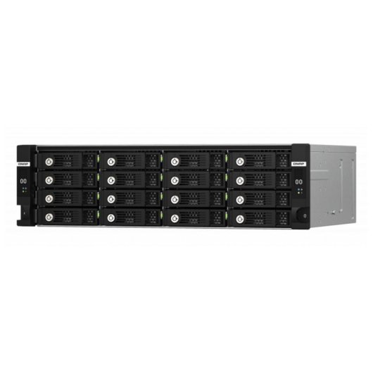 Caja PC QNAP TL-R1620Sdc 3U Rack Negro 16 Bahías SAS/SATA 12Gb/s