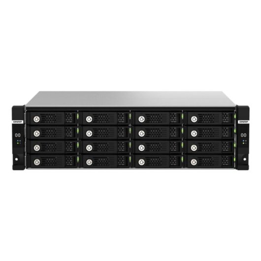 Caja PC QNAP TL-R1620Sdc 3U Rack Negro 16 Bahías SAS/SATA 12Gb/s