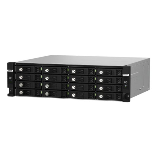 Caja PC QNAP TL-R1620Sdc 3U Rack Negro 16 Bahías SAS/SATA 12Gb/s