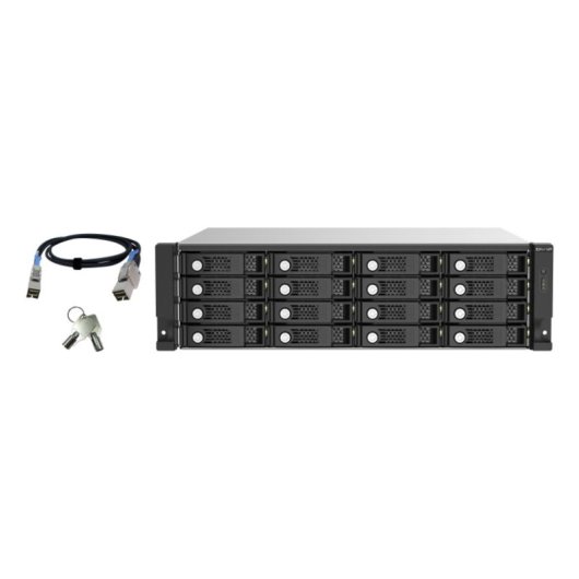 Caja PC QNAP TL-R1620Sep-RP 3U Rack Acier Noir Gris Hot-swap SAS SATA