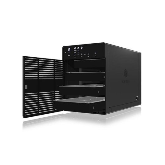 Caja PC ICY BOX IB-3640SU3 3.5" Aluminio Negro USB 3.2 Gen 1 SATA RAID eSATA