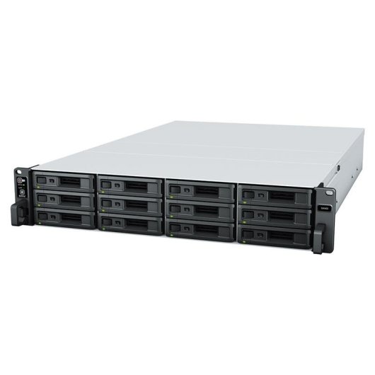 Servidor NAS rack Synology 12 bahías EPYC 7272 32GB DDR4 10GbE ampliable SA6400