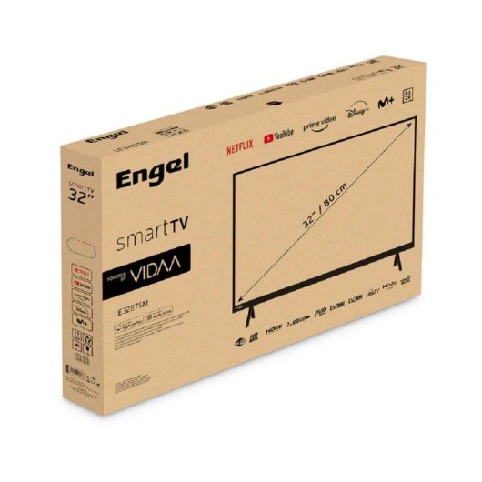 TV Engel LED LE3287SM 32" HD Ready 60Hz Smart TV VIDAA Dolby Audio