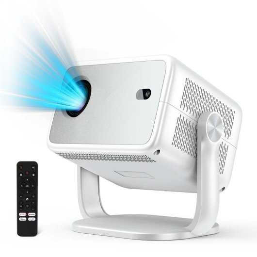 Proyector Huidun PT10 1080p 1500 Lúmenes 120" LED LCD WiFi 6 Bluetooth 5.2 Smart Portátil