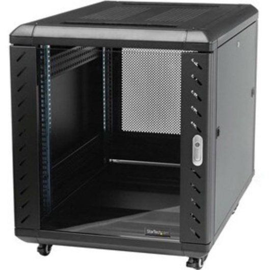 Armario Rack StarTech.com 15U 19" 4 Columnas con Cerradura y Ruedas