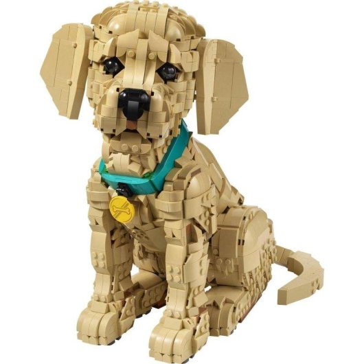 [preventa] Lego® 11384 Icons Cachorro De Golden Retriever - Figura De Perro Con Collar