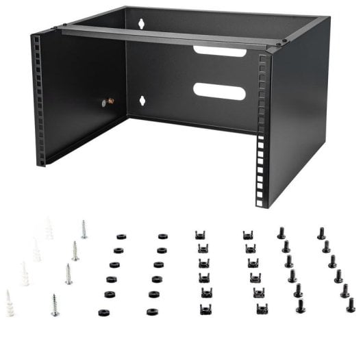 Rackschrank StarTech.com WALLMOUNT6 6U 12" Tiefe Stahl Schwarz