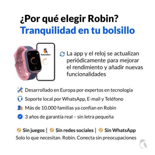 Robin K1 GPS Uhr Kinder Anrufe SIM Aktiviert Rosa Ohne Soziale Netzwerke