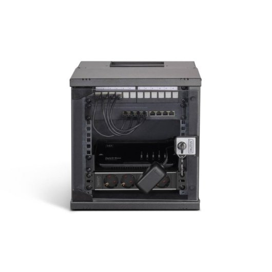 Armoire rack Digitus SOHO Pro 6U 10 pouces kit complet accessoires