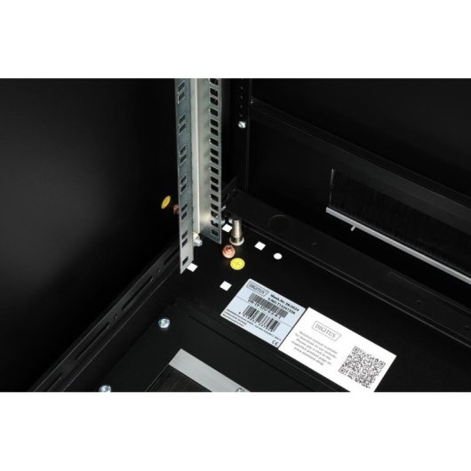 Armário Rack Digitus Unique 32U 600x600 mm Preto Vidro Aço