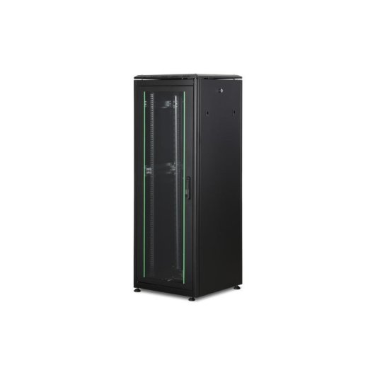 Armário Rack Digitus Unique 32U 600x600 mm Preto Vidro Aço