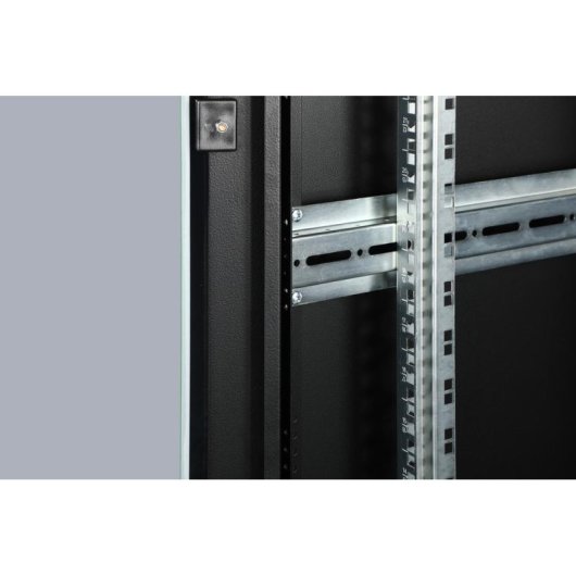 Armário Rack Digitus Unique 32U 600x600 mm Preto Vidro Aço
