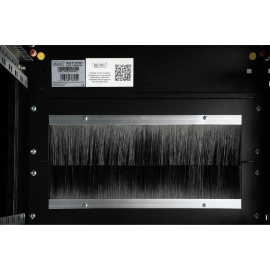 Armário Rack Digitus Unique 32U 600x600 mm Preto Vidro Aço