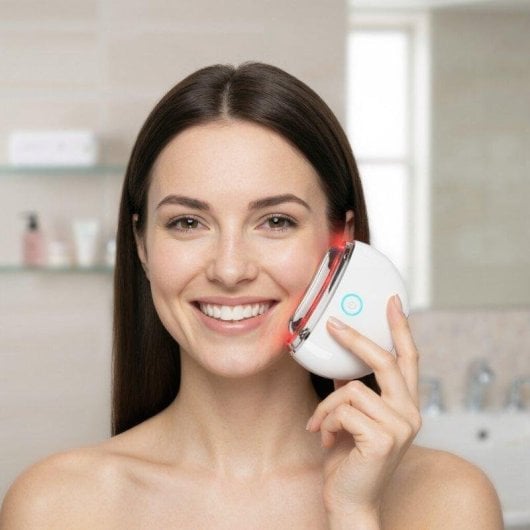 Gesichtsgeraet BODYLIFE Gua Sha elektrisch Vibration Waerme rotes Licht