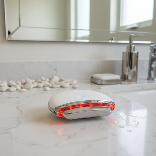 Gesichtsgeraet BODYLIFE Gua Sha elektrisch Vibration Waerme rotes Licht