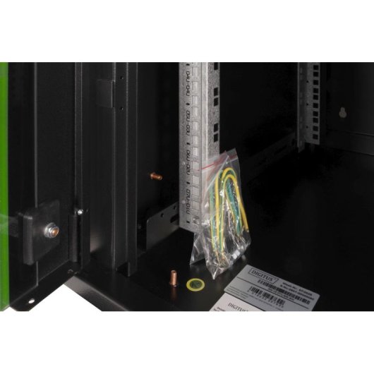 Armadio Rack Digitus Unique 7U 600x600 mm Acciaio Nero Serratura