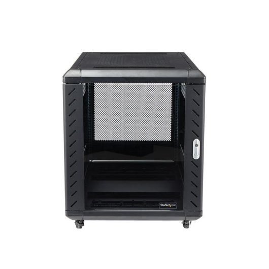 Armario Rack StarTech.com 12U 19" 4 Columnas con Cerradura y Ruedas