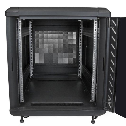 Armario Rack StarTech.com 12U 19" 4 Columnas con Cerradura y Ruedas