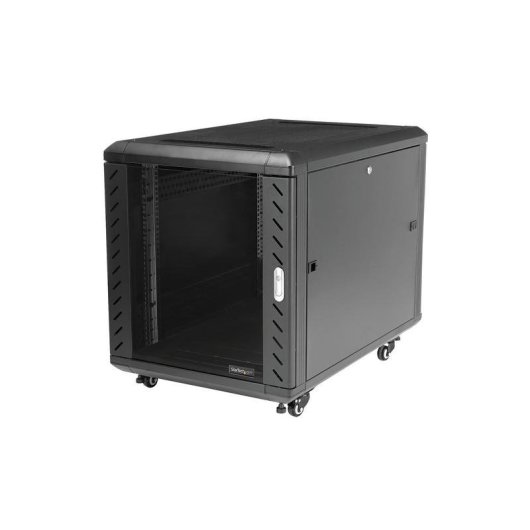 Armario Rack StarTech.com 12U 19" 4 Columnas con Cerradura y Ruedas