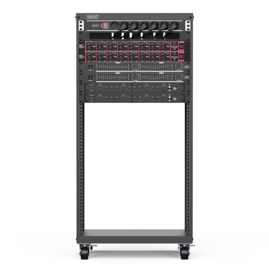 Armadio Rack Digitus 21UA 19 pollici con ruote acciaio 136 kg