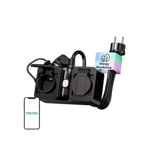 Multiprise Meross MOP320MA-EU 2 prises intelligente extérieure IP44 Matter
