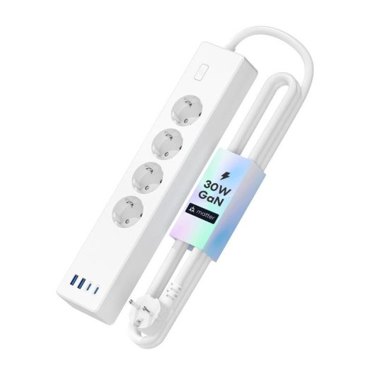 Multipresa Meross MSP844 4 prese 2 USB-A 2 USB-C intelligente con ricarica veloce