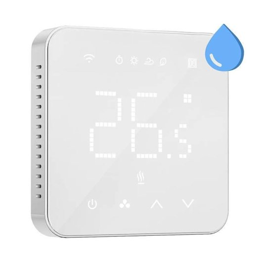 Termostato inteligente Meross MTS200BHK Cableado para calefacción