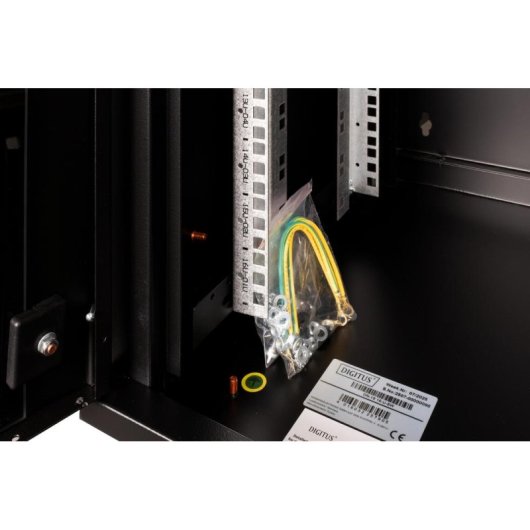 Armadio Rack Digitus Unique 16U 600x450 mm Nero Porta Vetro