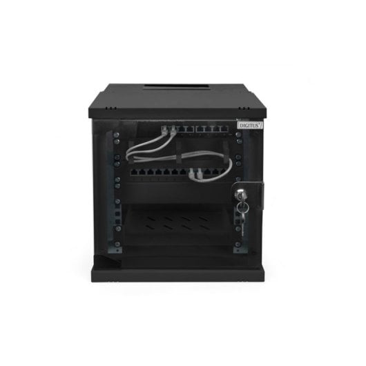 Armadio Rack Digitus SOHO Pro 6U 10 pollici Nero porta vetro