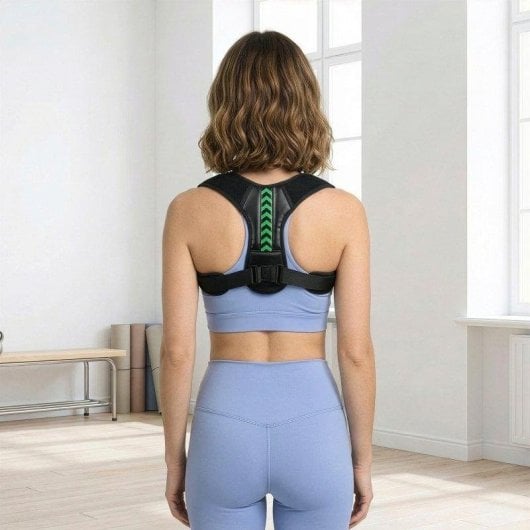 Corretor de postura BODYLIFE dorsal ergonómico ajustável respirável