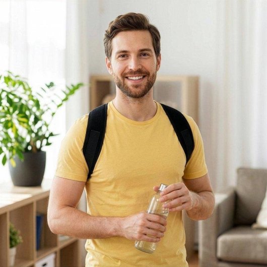 Corretor de postura BODYLIFE dorsal ergonómico ajustável respirável