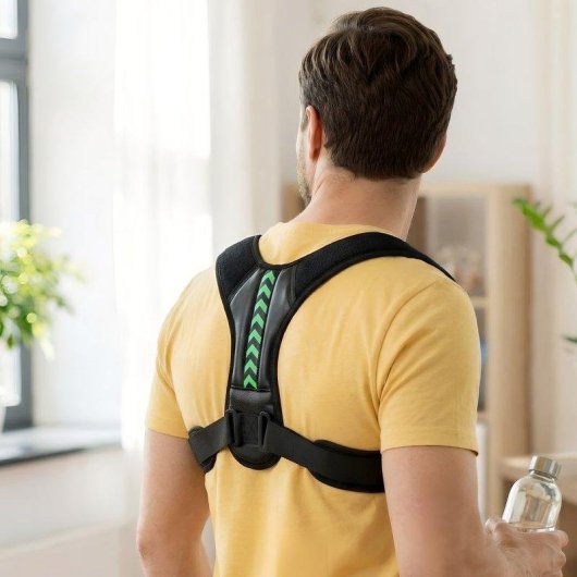 Corretor de postura BODYLIFE dorsal ergonómico ajustável respirável